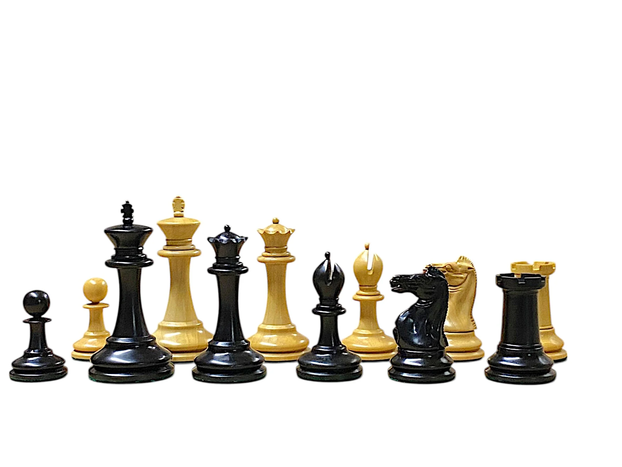 1862 Staunton Reproduction Chessmen and Mahogany Chess Box - Image 3